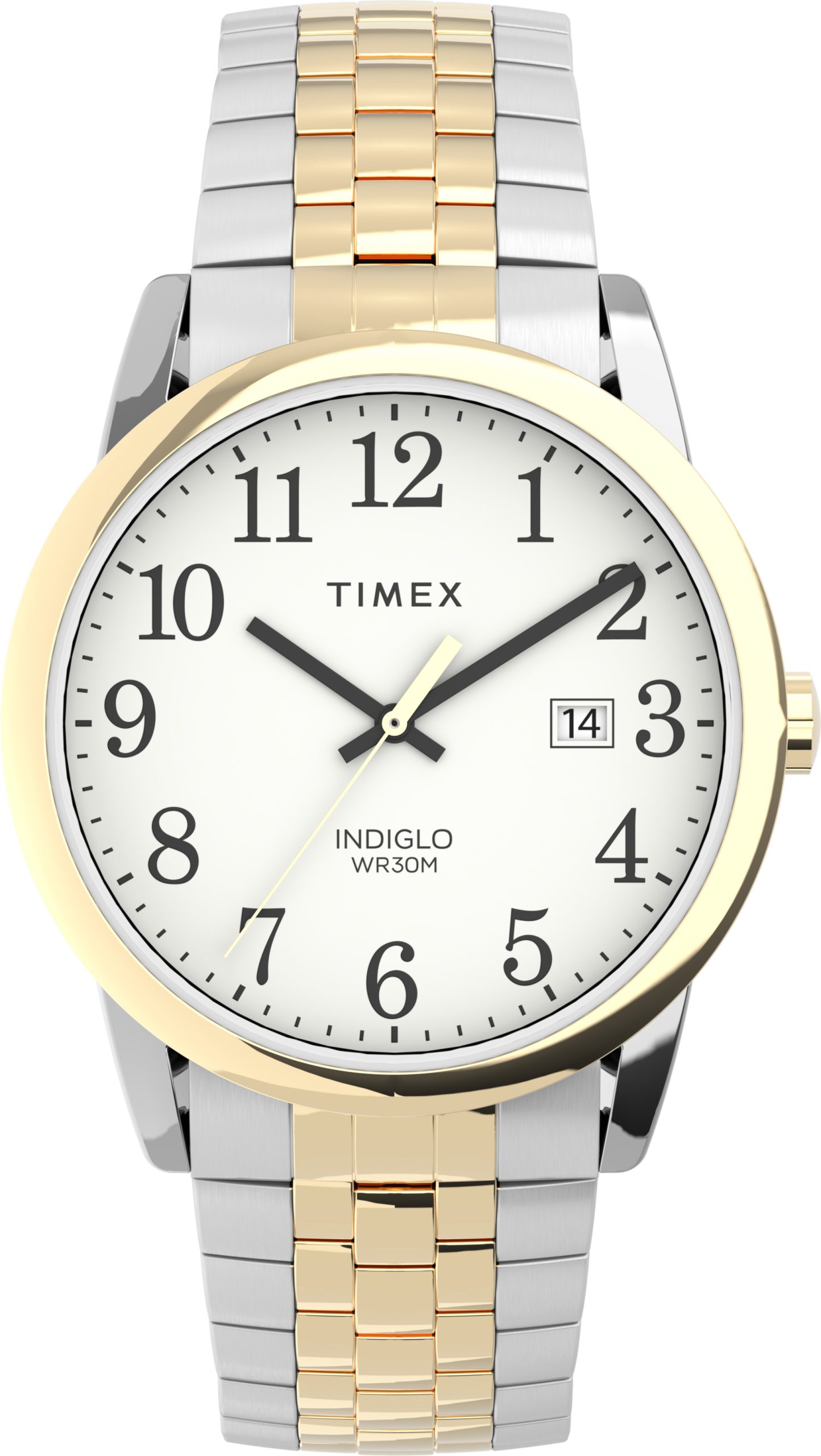 Easy Reader 38mm Two Tone Expansion Band Timex Argentina