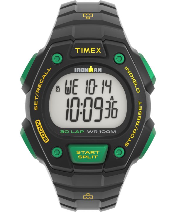 IRONMAN CLASSIC 30LAP Resin strap - Green/Black/Yellow